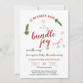 Einladung zur Weihnachtsdusche (Vorderseite)