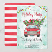 Einladung zur Weihnachtsfeier (Vorne/Hinten)