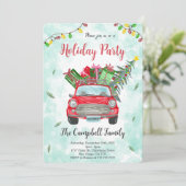 Einladung zur Weihnachtsfeier (Stehend Vorderseite)