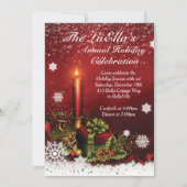 Einladung zur Weihnachtsfeier (Vorderseite)