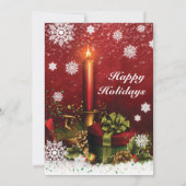 Einladung zur Weihnachtsfeier (Rückseite)