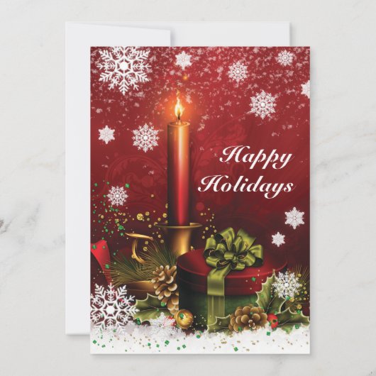 Einladung zur Weihnachtsfeier (Rückseite)