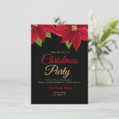 Einladung zur Weihnachtsfeier (Stehend Vorderseite)