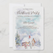 Einladung zur Weihnachtsfeier (Vorderseite)