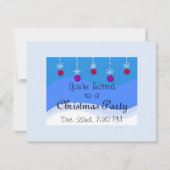 Einladung zur Weihnachtsfeier (Vorderseite)