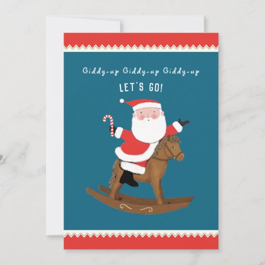 Einladung zur Weihnachtsfeier (Vorderseite)