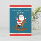 Einladung zur Weihnachtsfeier (Stehend Vorderseite)