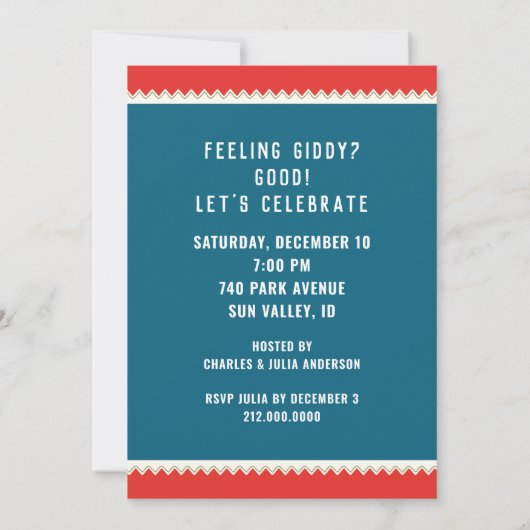 Einladung zur Weihnachtsfeier (Rückseite)