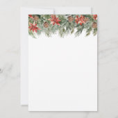 Einladung zur Weihnachtsfeier (Rückseite)