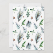 Einladung zur Weihnachtsfeier (Rückseite)