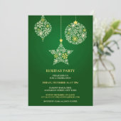 Einladung zur Weihnachtsfeier (Stehend Vorderseite)