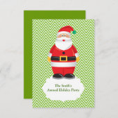 Einladung zur Weihnachtsfeier (Vorne/Hinten)