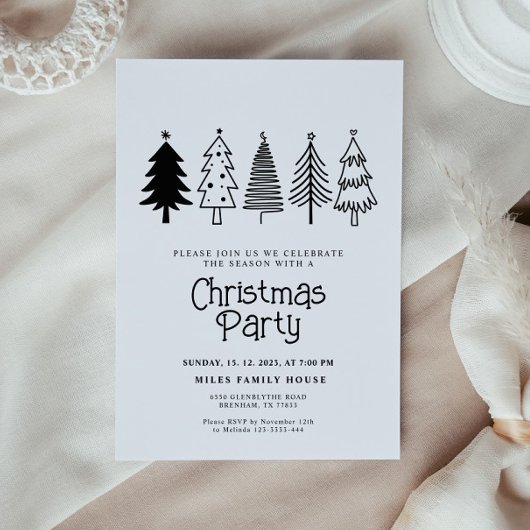 Einladung zur Weihnachtsfeier