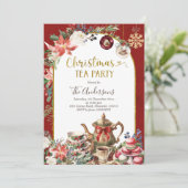 Einladung zur Weihnachtsfeier (Stehend Vorderseite)