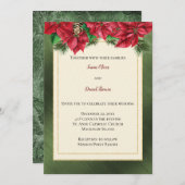 Einladung zur Weihnachtsfeier (Vorne/Hinten)