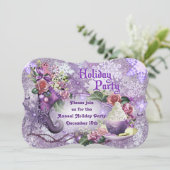 Einladung zur Weihnachtsfeier (Stehend Vorderseite)