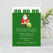 Einladung zur Weihnachtsfeier (Stehend Vorderseite)