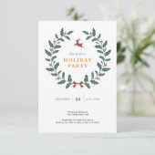 Einladung zur Weihnachtsfeier (Stehend Vorderseite)