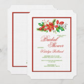 Einladung zur Weihnachtsfeier (Vorne/Hinten)