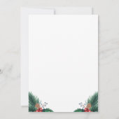 Einladung zur Weihnachtsfeier (Rückseite)