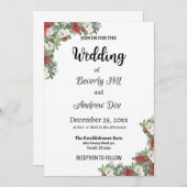 Einladung zur Weihnachtsfeier (Vorne/Hinten)