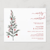 Einladung zur Weihnachtsfeier (Vorderseite)