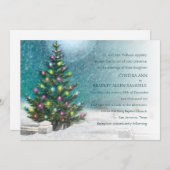 Einladung zur Weihnachtsfeier (Vorne/Hinten)