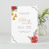 Einladung zur Weihnachtsfeier (Stehend Vorderseite)