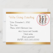 Einladung zur Weihnachtsfeier (Rückseite)