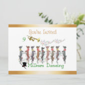 Einladung zur Weihnachtsfeier (Stehend Vorderseite)