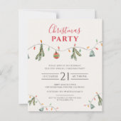 Einladung zur Weihnachtsfeier (Vorderseite)