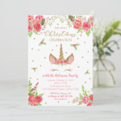 Einladung zur Weihnachtsfeier (Stehend Vorderseite)