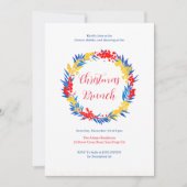 Einladung zur Weihnachtsfeier (Vorderseite)