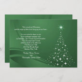 Einladung zur Weihnachtsfeier (Vorne/Hinten)