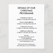 Einladung zur Weihnachtsfeier der Weltkirche (Rückseite)