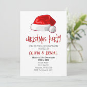 Einladung zur Weihnachtsfeier in der Roten Weihnac (Stehend Vorderseite)