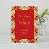 Einladung zur Weihnachtsfeier in Snow Foil (Stehend vorne)