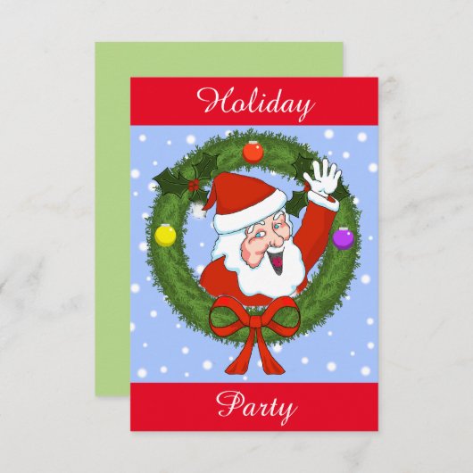 Einladung zur Weihnachtsfeier (individuell einstel (Vorne/Hinten)