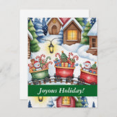 Einladung zur Weihnachtsfeier - Vollständiger Text (Vorne/Hinten)