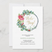 Einladung zur Weihnachtsfunktion, asymmetrischer K (Vorderseite)