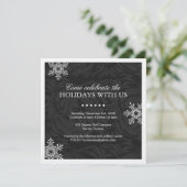 Einladung zur Weihnachtskarte (Stehend Vorderseite)