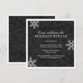 Einladung zur Weihnachtskarte (Vorne/Hinten)