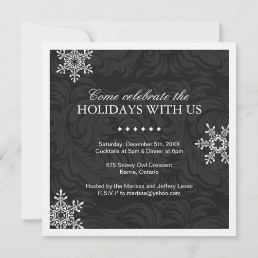 Einladung zur Weihnachtskarte (Vorderseite)