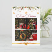 Einladung zur Weihnachtskarte (Stehend Vorderseite)