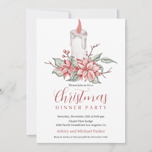 Einladung zur Weihnachtsküche im Wasser (Vorderseite)