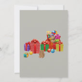 Einladung zur Weihnachtsmann-Werkstatt-Party (Rückseite)