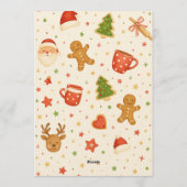 Einladung zur Weihnachtsplätzchen-Verzierungs-Part (Rückseite)