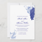 Einladung zur Weinhochzeit (Vorderseite)