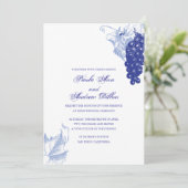 Einladung zur Weinhochzeit (Stehend Vorderseite)