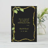 Einladung zur Weinlese (Stehend Vorderseite)